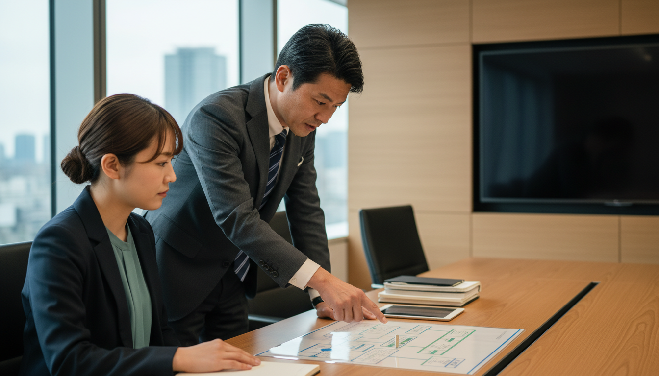 【業務マニュアル 作り方】誰でも迷わず動ける!読みやすいマニュアル作成の5つのコツと実践ステップの実践場面