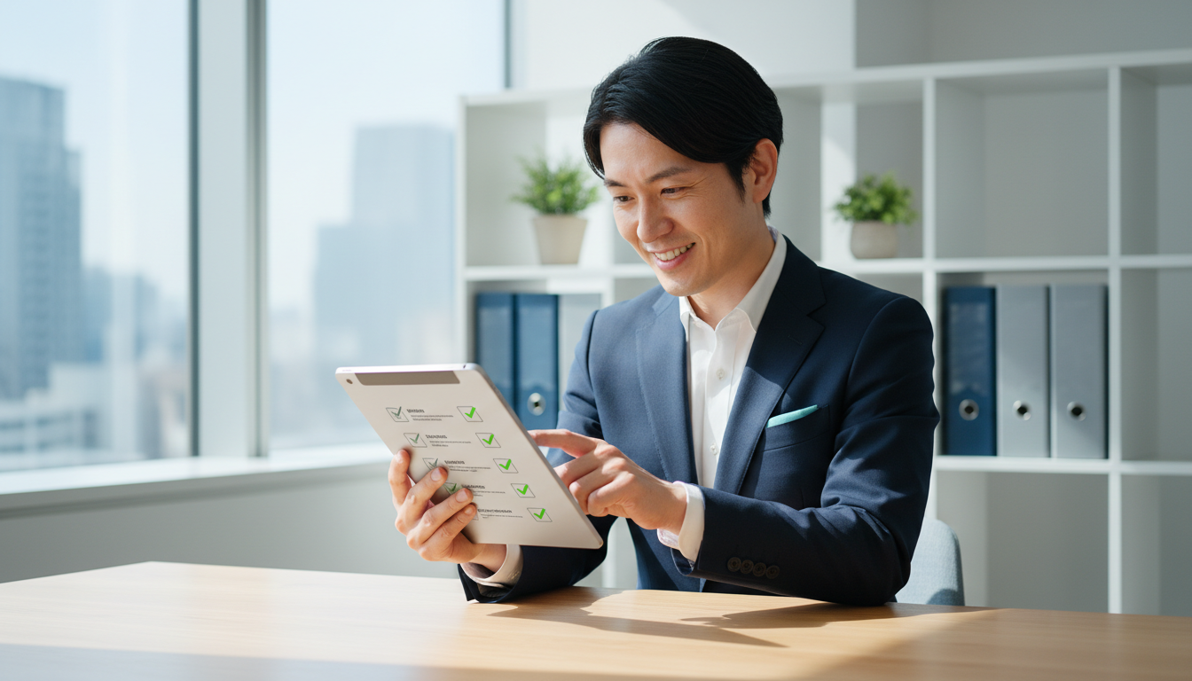 【初心者向け】一週間で定着する!小さな業務改善の正しい進め方と実践チェックリストで人が確認している場面